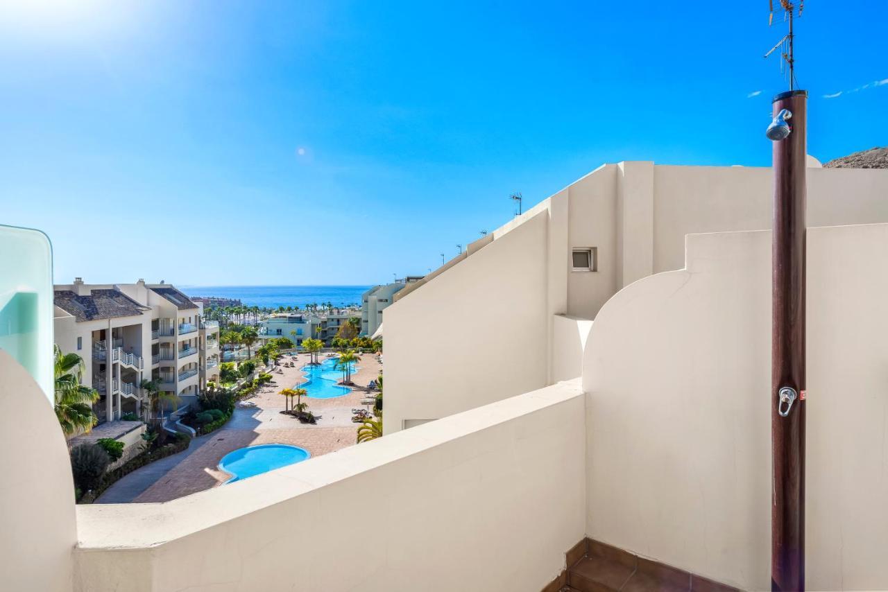 Luxurioese Duplex Ferienwohnung In Sehr Ruhiger Wohnanlage Mit Meerblick Palm-mar Eksteriør billede