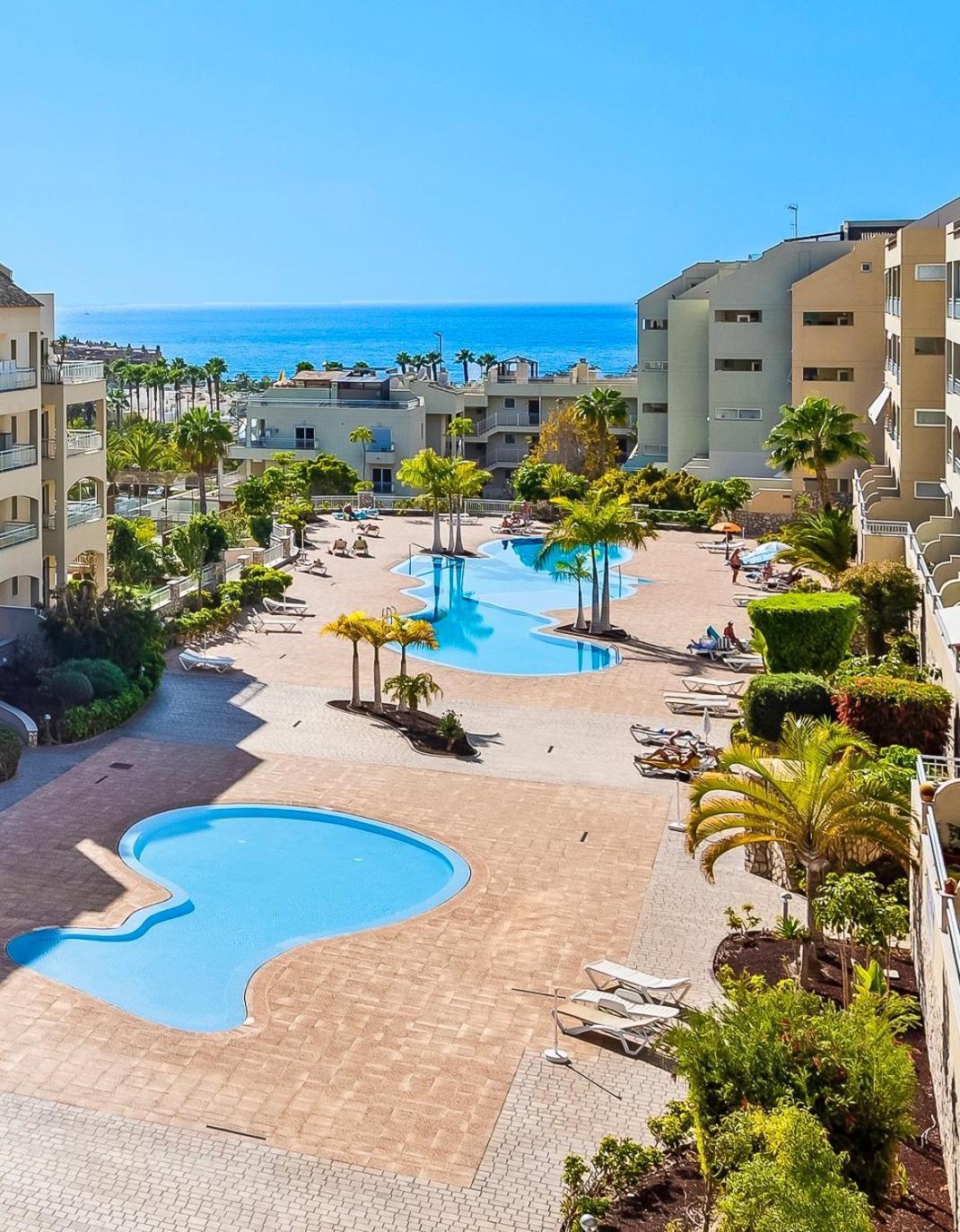 Luxurioese Duplex Ferienwohnung In Sehr Ruhiger Wohnanlage Mit Meerblick Palm-mar Eksteriør billede