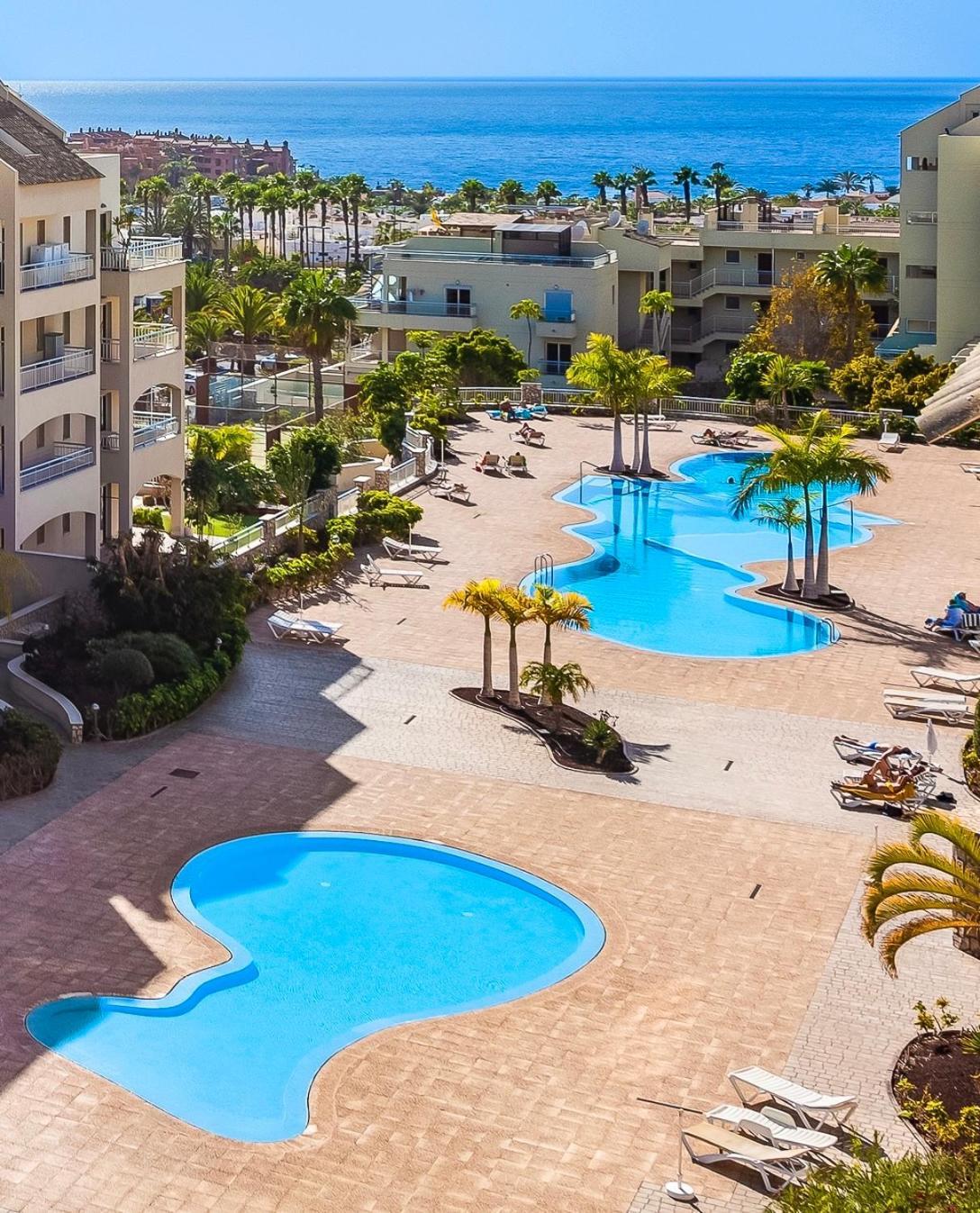 Luxurioese Duplex Ferienwohnung In Sehr Ruhiger Wohnanlage Mit Meerblick Palm-mar Eksteriør billede