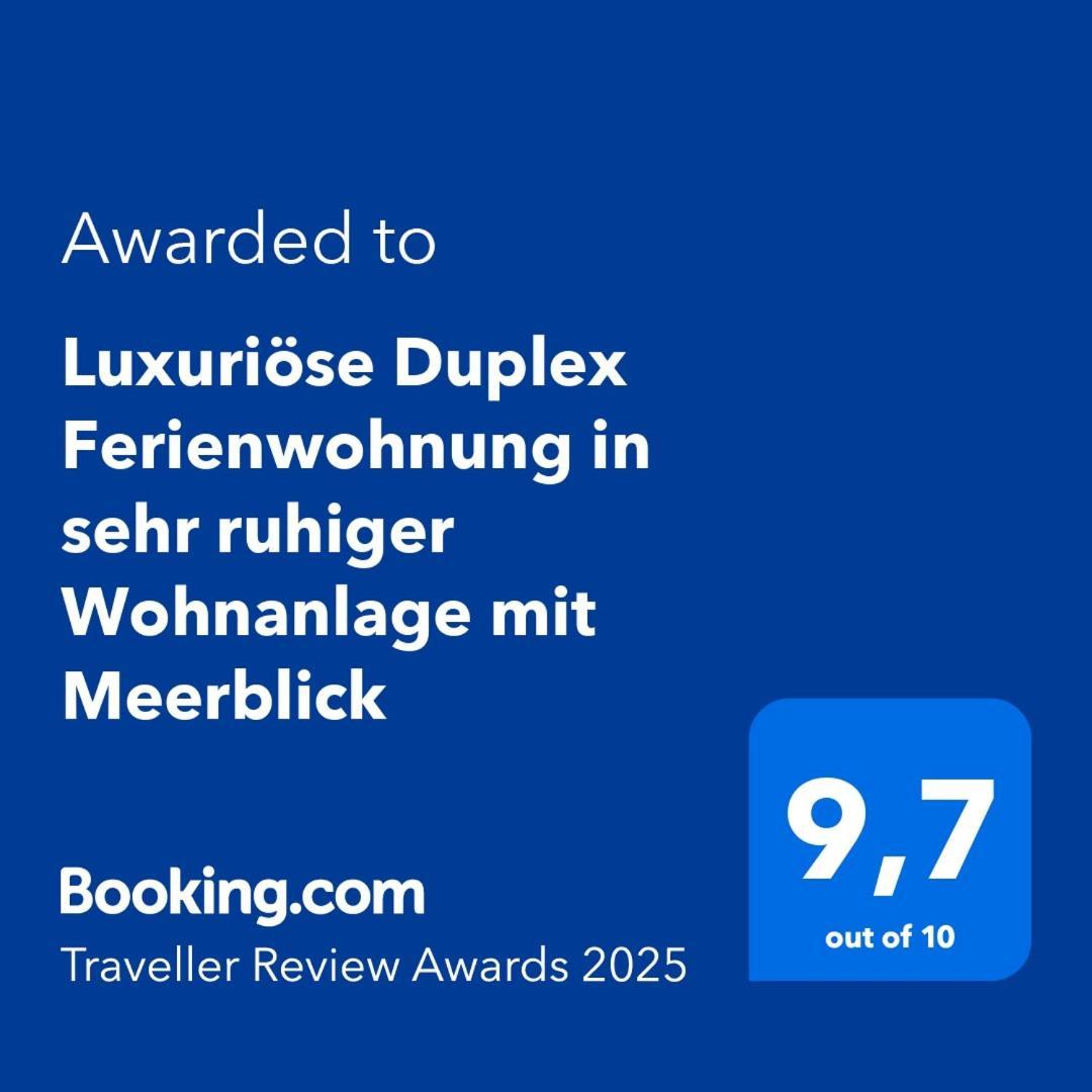 Luxurioese Duplex Ferienwohnung In Sehr Ruhiger Wohnanlage Mit Meerblick Palm-mar Eksteriør billede